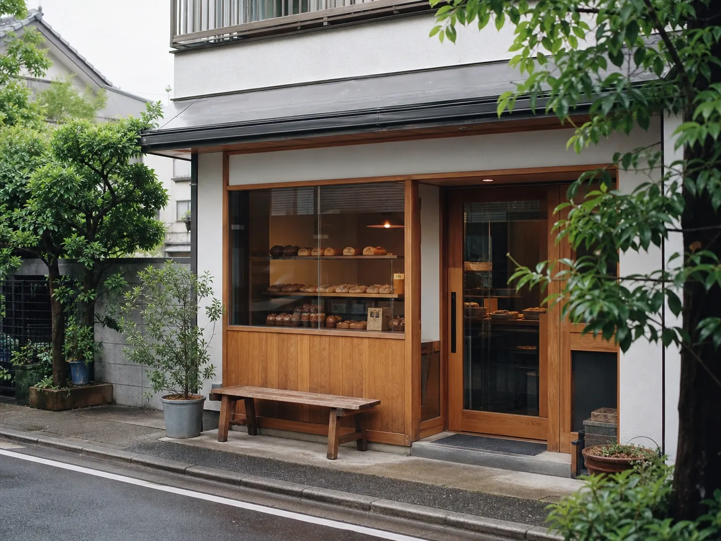 麦日和の店先